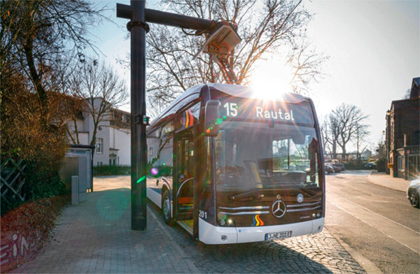 독일 예나시의 전기버스 충전소 모니터링